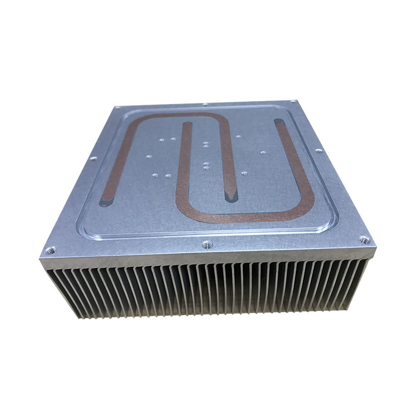 Disipador de calor de aleta biselada con tubo de calor para enfriamiento de iluminación de escenario LED de 300W