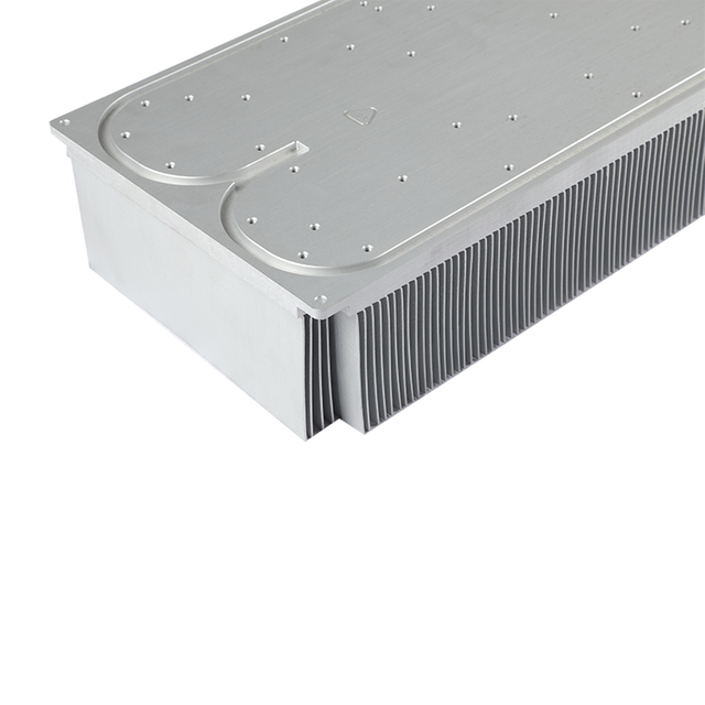 Disipador de aluminio de aluminio esquivado para enfriamiento láser de 3000W